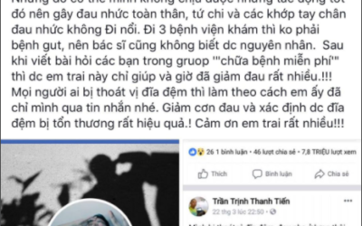 Cảm nhận của Anh Trần Trịnh Thanh Tiến